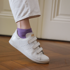 Kurzsocken Unifarben – Flieder