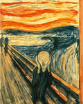 Pintura por números - El grito