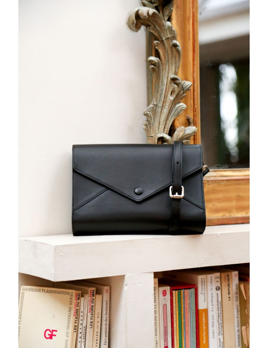 Handtasche Harpe Schwarz – Ecru