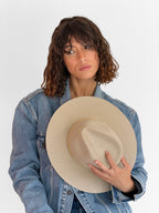 Chapeau Feutre Lea - Ivory