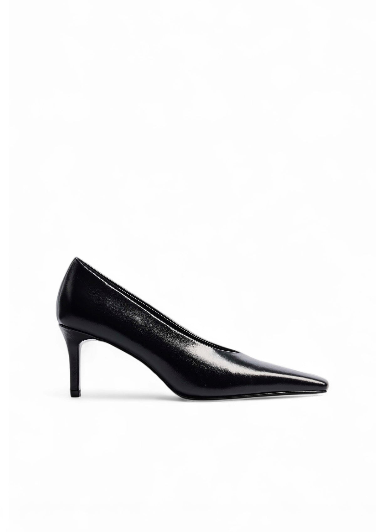 Zapatos de tacón de piel - Negro