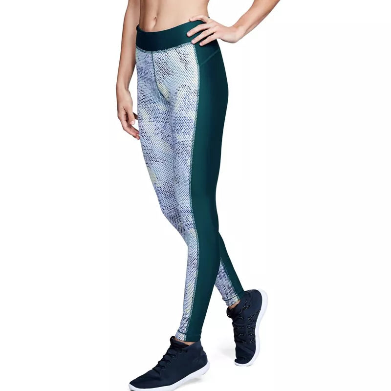 Leggings Heatgear Printed – Grün – Damen