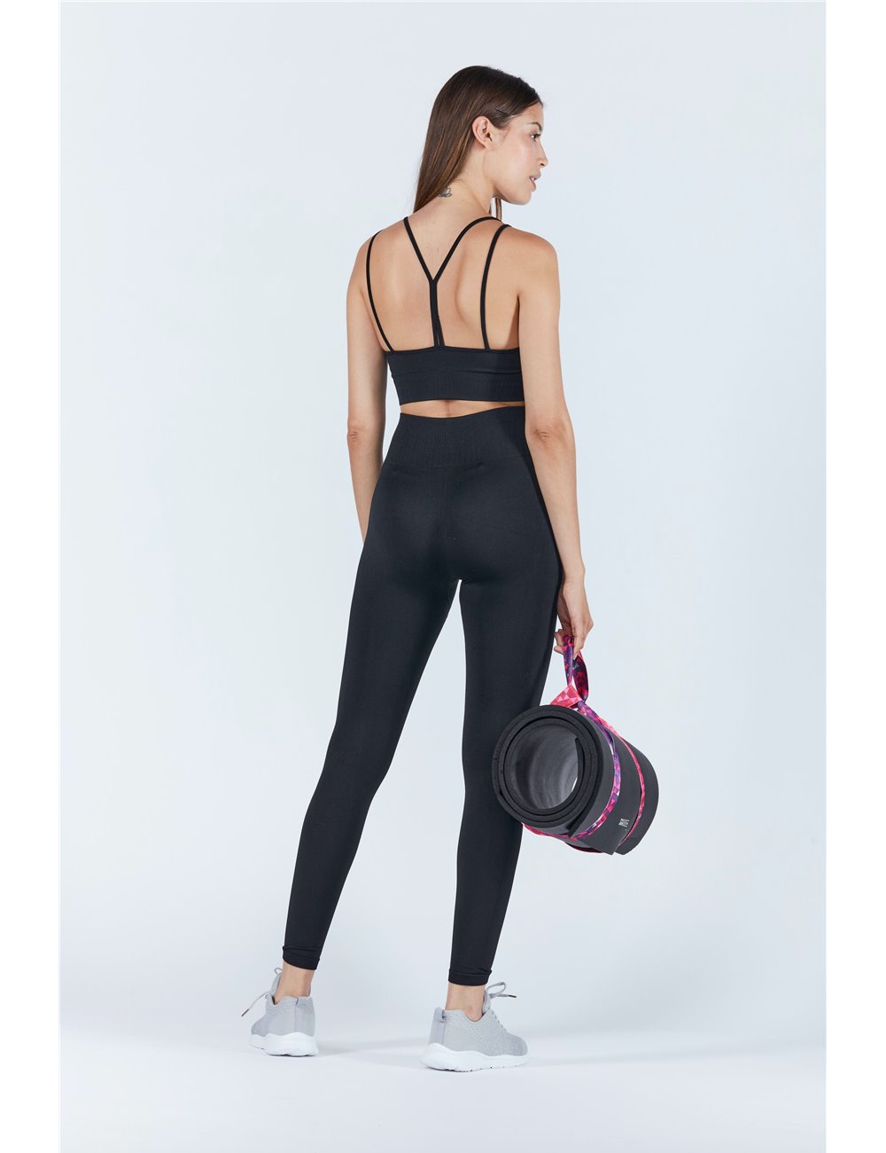Leggings de yoga negros para mujer onamaste
