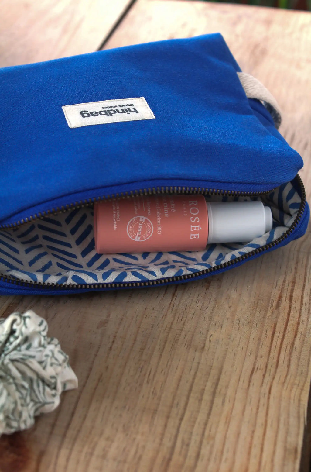 Kulturbeutel Léon Elektrischtürkis Hindbag2