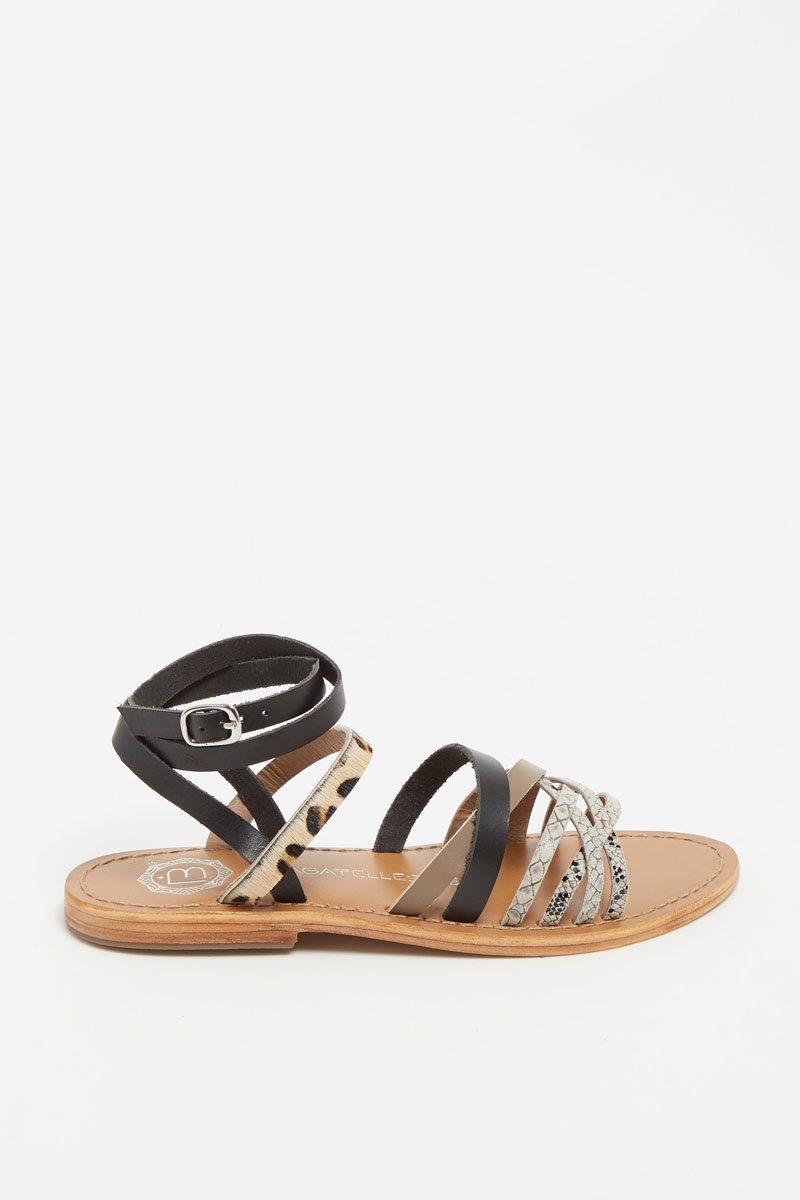 Les Bagatelles - Mayo Gladiator Sandals & Laces
