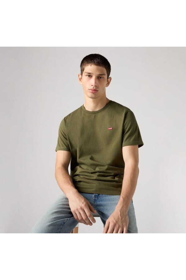 Levi'S Original Housemark T-Shirt In Olive Night Jersey 56605-0021