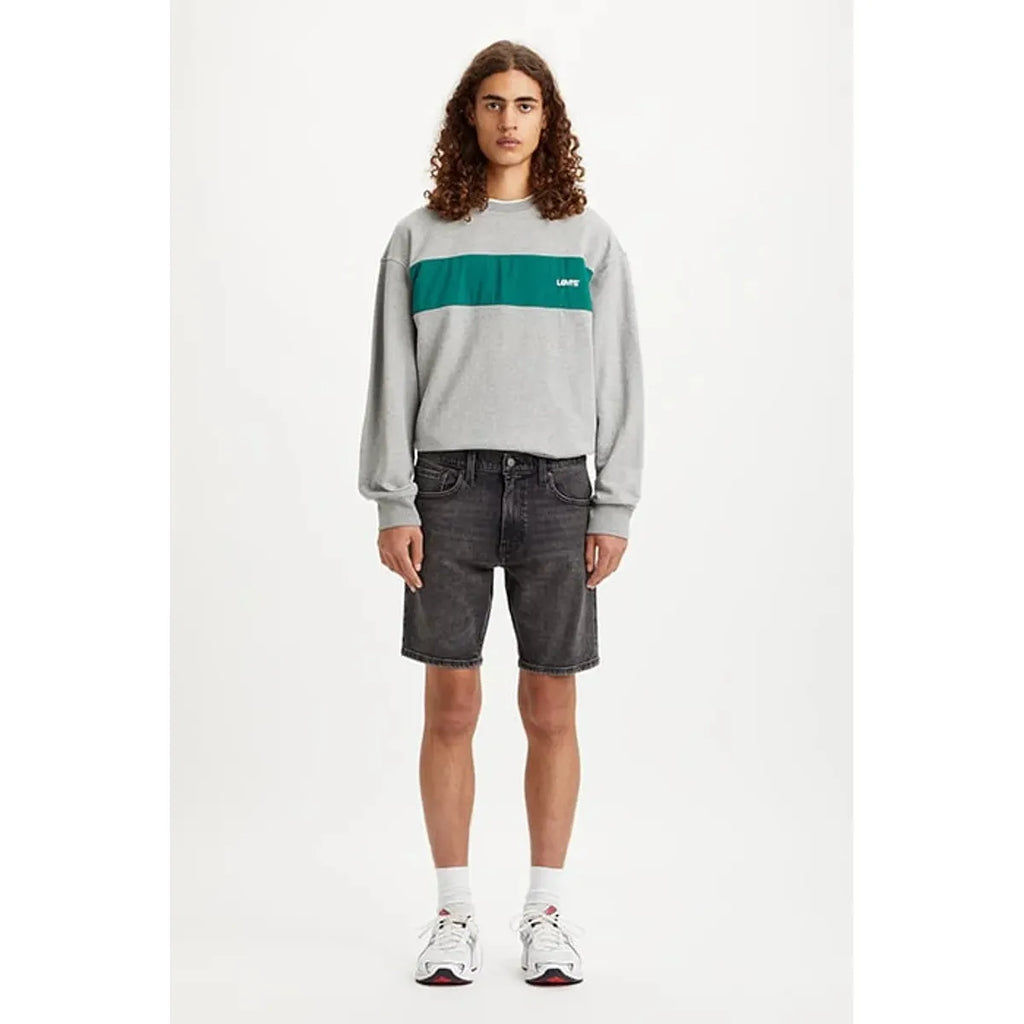 Short En Jean Levi's 412 Gris