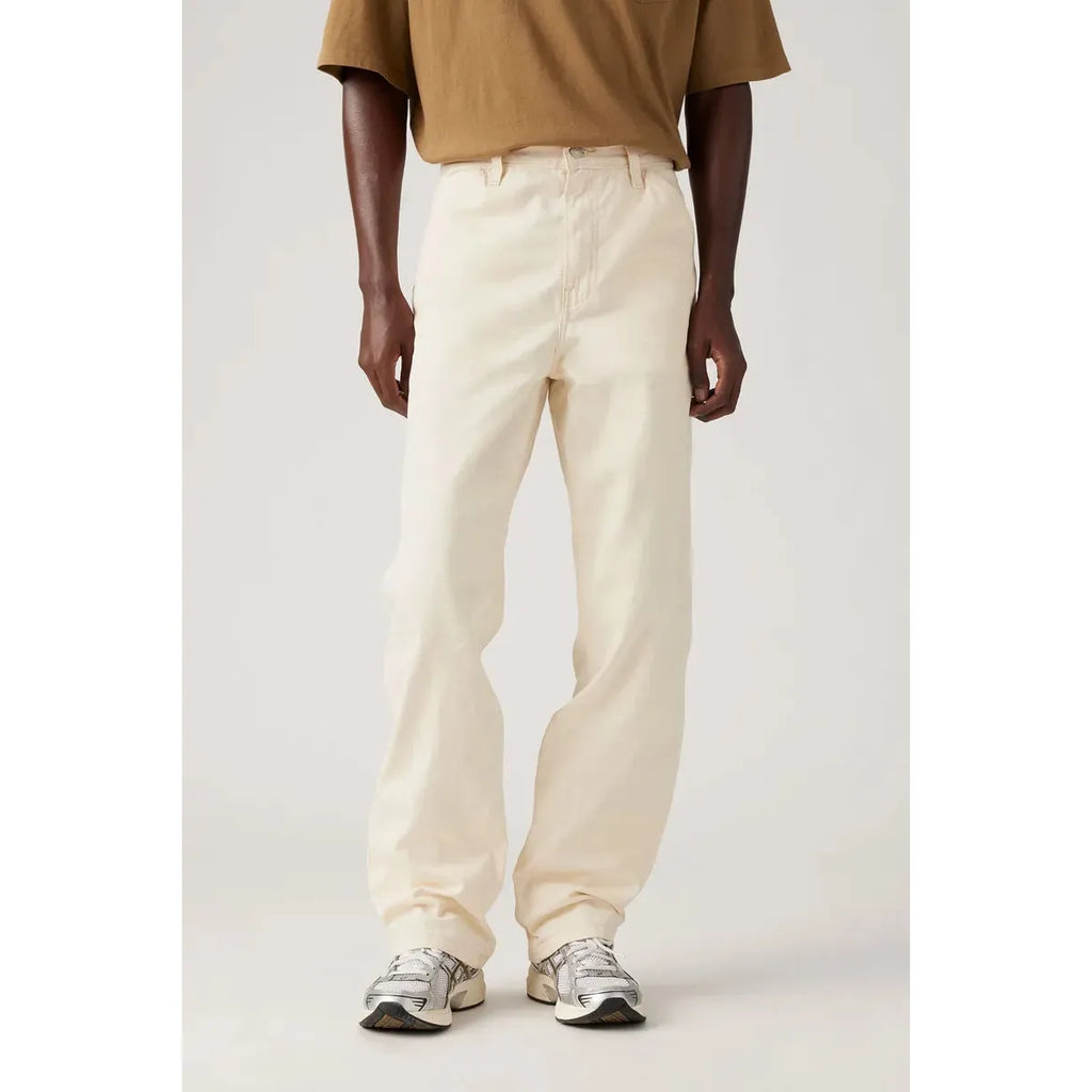 Jean Loose Droit Taille Mi-Haute Levi's 568 Écru
