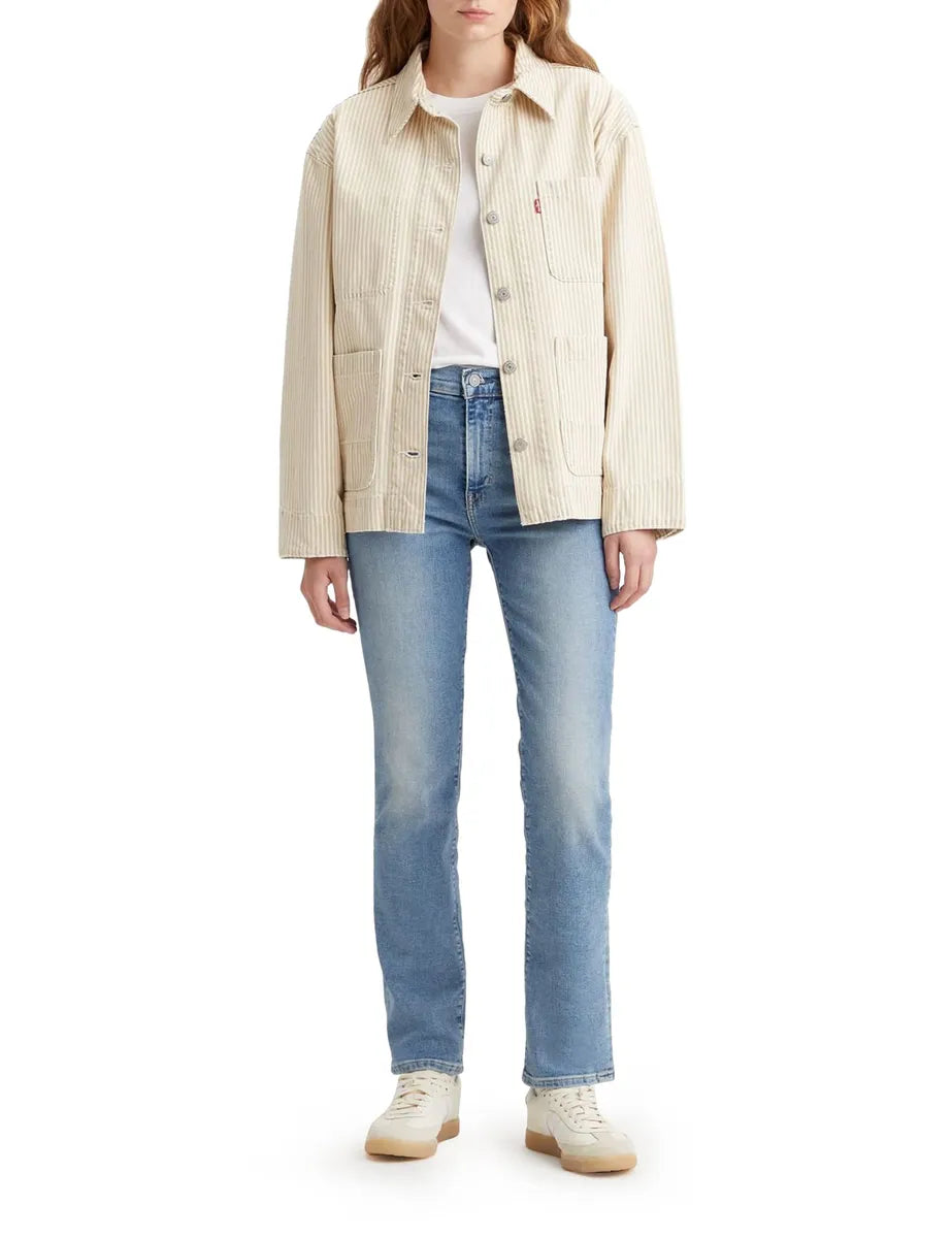 Jean 724 Bleu Classique Femme Levi'S High Rise Straight 26