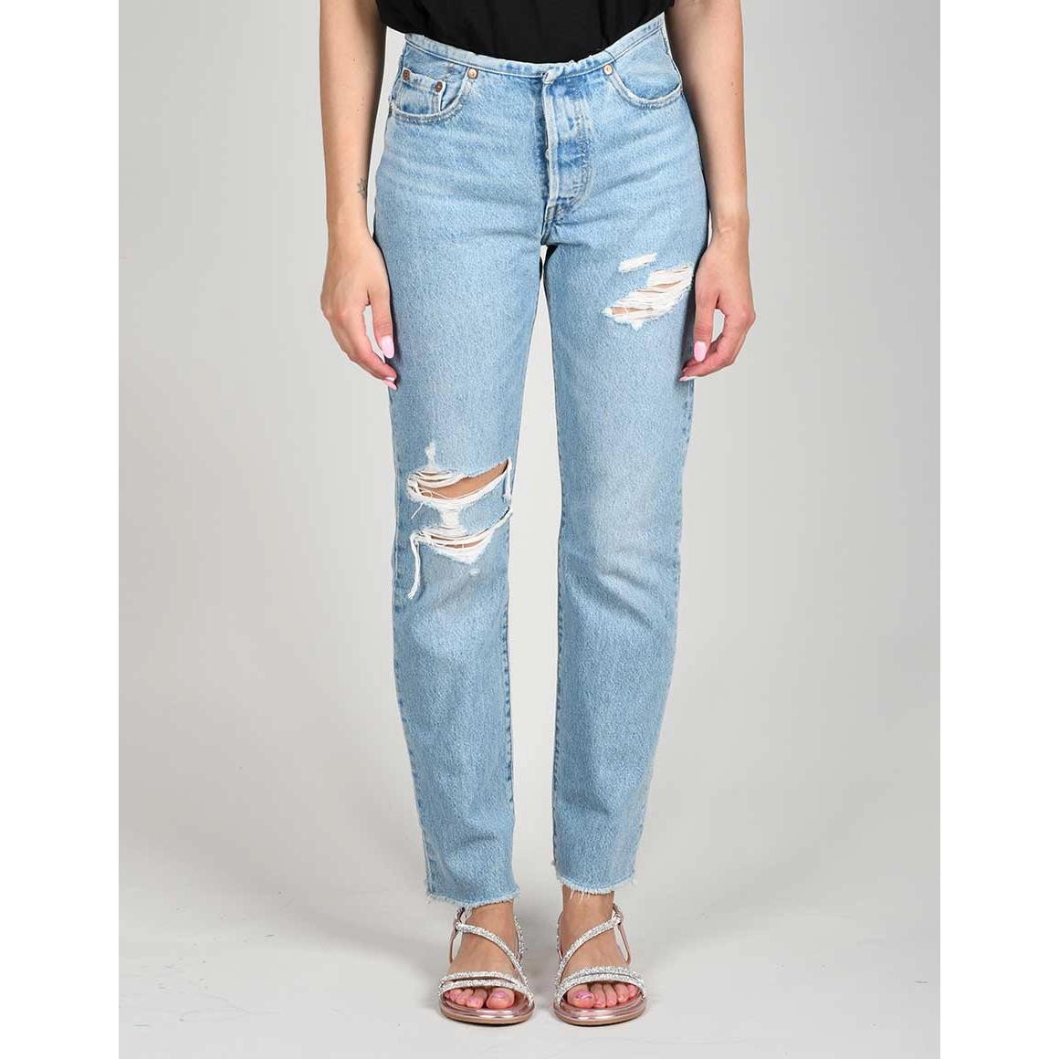 Jean Droit Taille Mi-Haute Levi's 501
