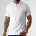 Polo Manches Courtes Levi's Blanc