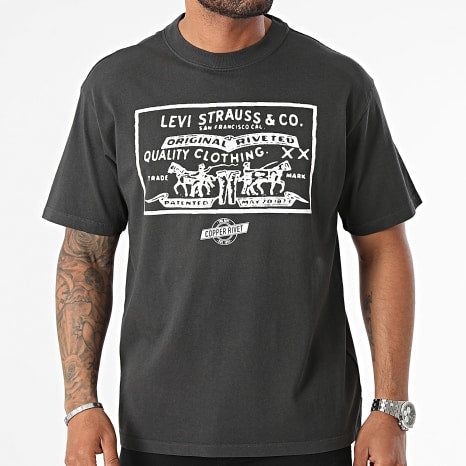Levi'S® Camiseta Vintage Graphic 87373-0144 Negro Relaxed Fit