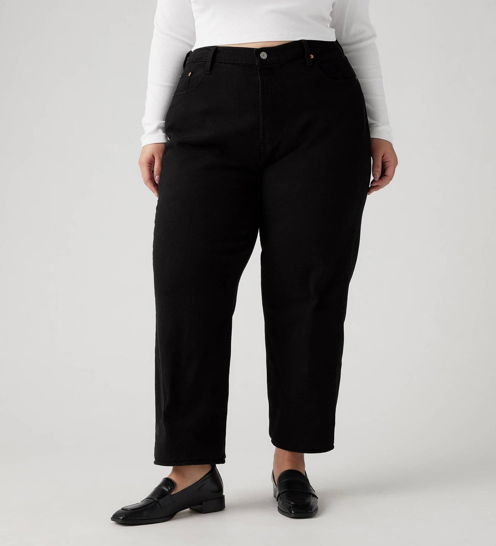 Ribcage Straight Ankle Jeans (Plus)