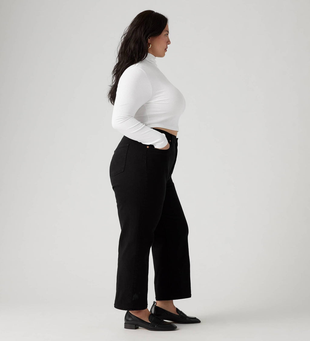 Ribcage Straight Ankle Jeans (Plus)