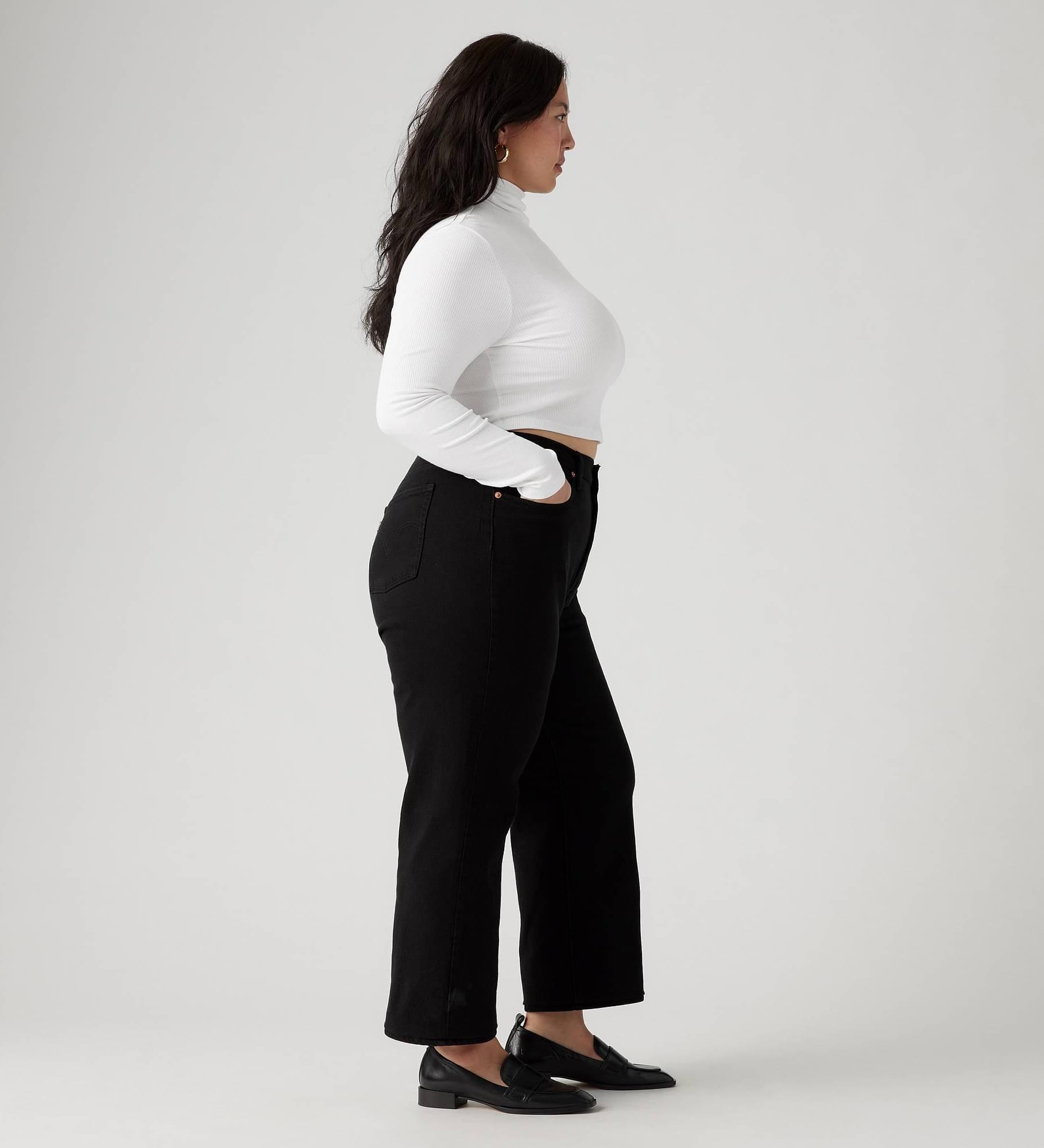Ribcage Straight Ankle Jeans (Plus)