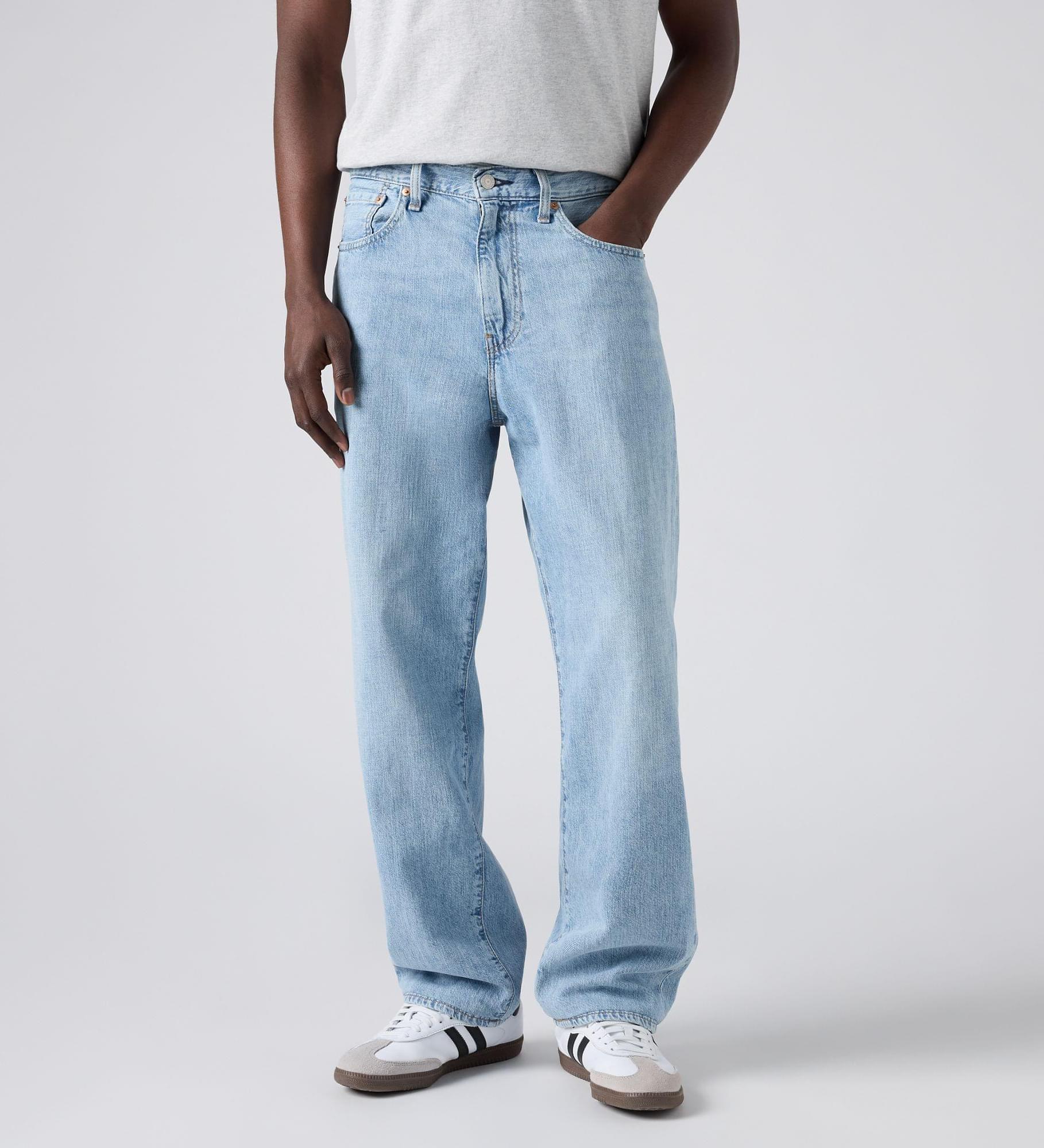 568™ Loose Straight Linen+ Denim Jeans