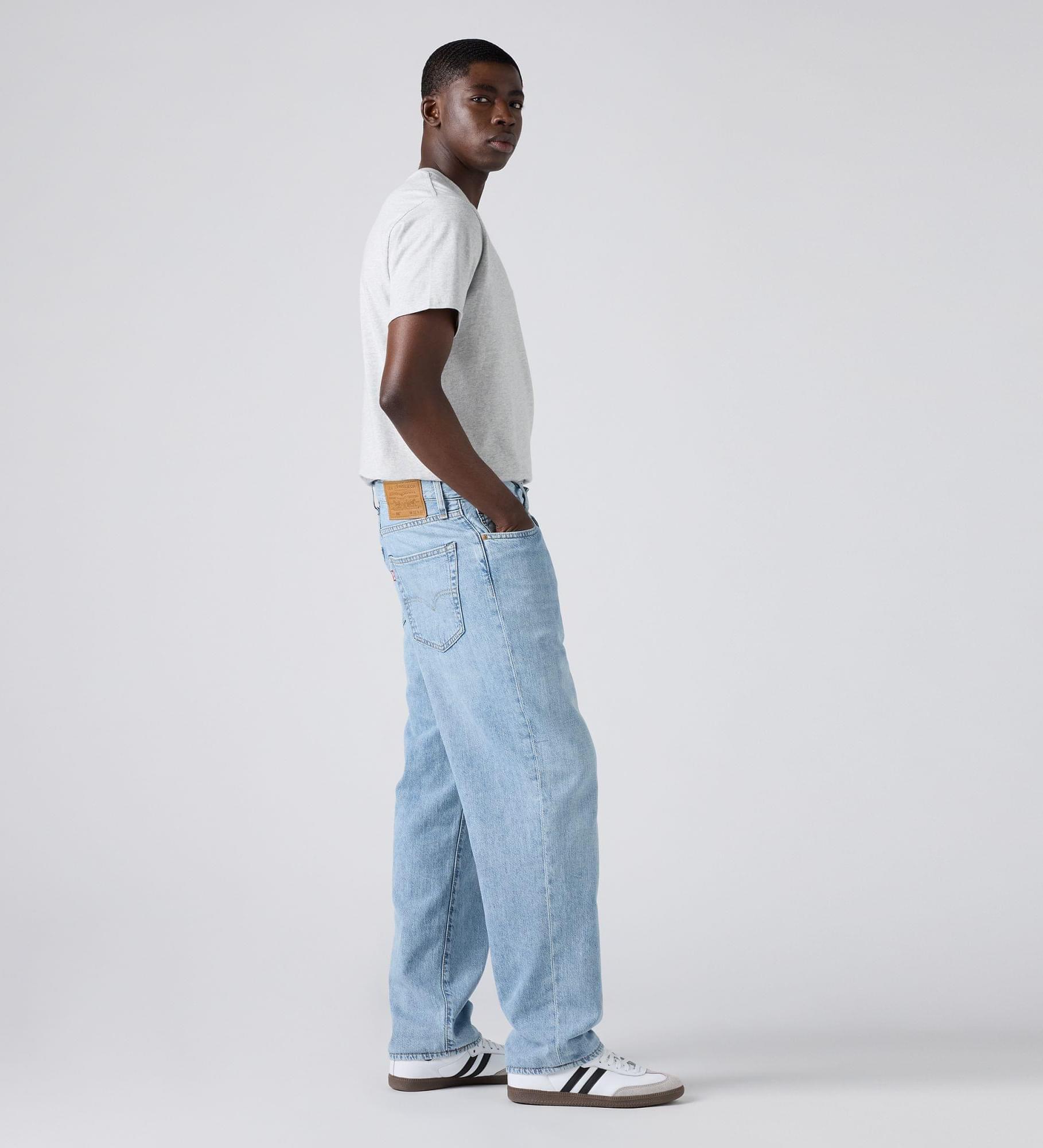 568™ Loose Straight Linen+ Denim Jeans