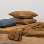 2 Pillowcases - In Washed Linen 190G/M² - Mocha