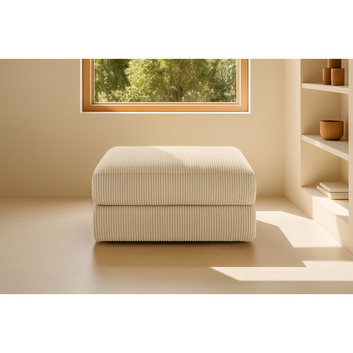 Lincoln Pouf - Corduroy