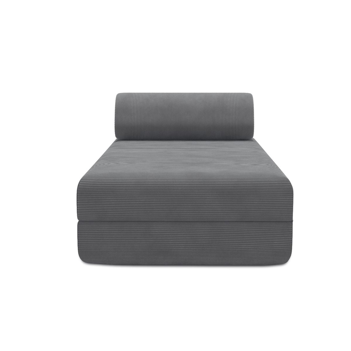 Puf Modular - Tela Exterior a Rayas - Blanco y Azul