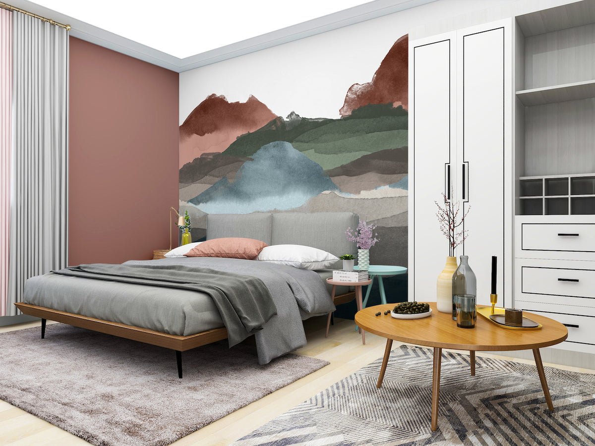 Wandbild Line Water - Schattiert