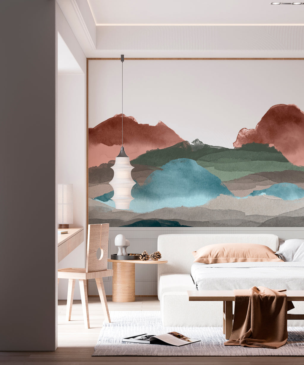 Wandbild Line Water - Schattiert