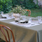 Tablecloth - Washed Linen - Olive Green