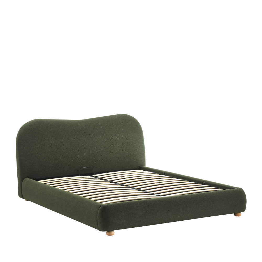 Napo - Letto contenitore - Tessuto - Verde