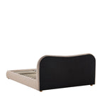 Napo - Lit Coffre - Tissu - Beige