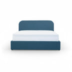 Tilly - Double Bed With Box In Blue Fabric