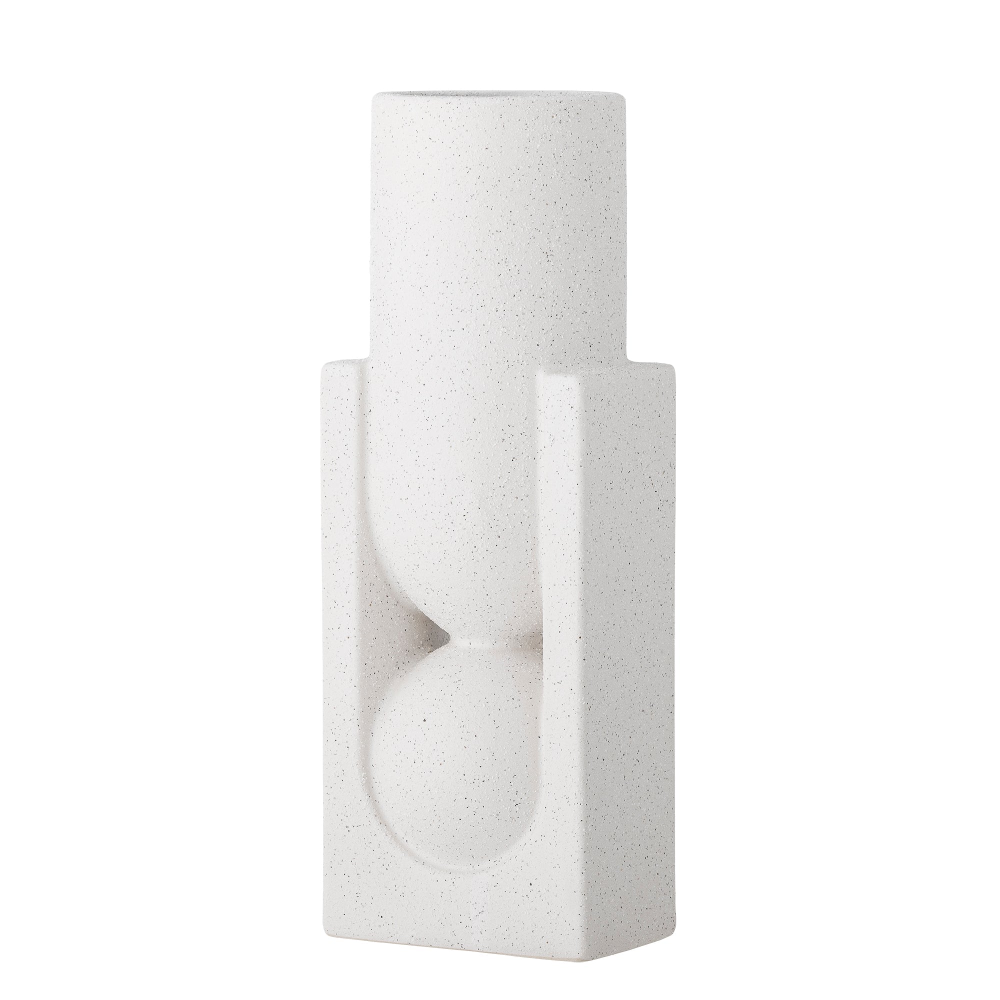 Salome - Lot de 2 Vases - Blanc - Grès