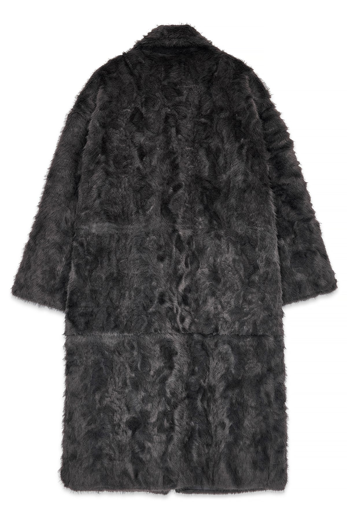 Manteau Long Faux Fur - Gris
