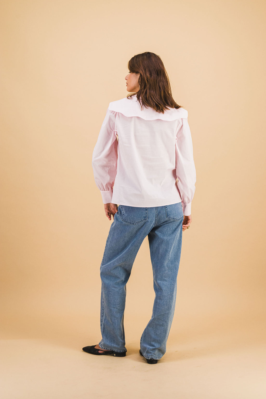 Pale Pink Collar Shirt