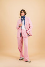 Chaqueta ámbar rosa