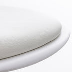 Tebar - Lot De 2 Chaises De Bar Réglables H61 - Simili & Métal - Blanc
