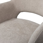 Jenny - Lot De 2 Fauteuils De Table - Tissu - Beige