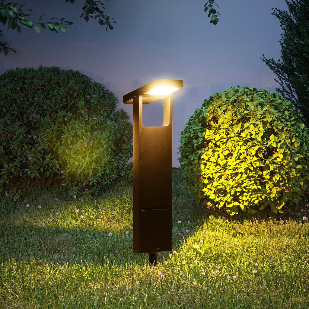 Brity - Baliza y Poste Solar - Plástico - Negro