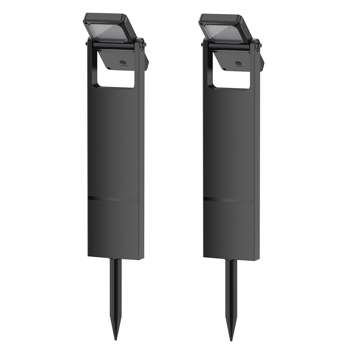 Brity - Baliza y Poste Solar - Plástico - Negro