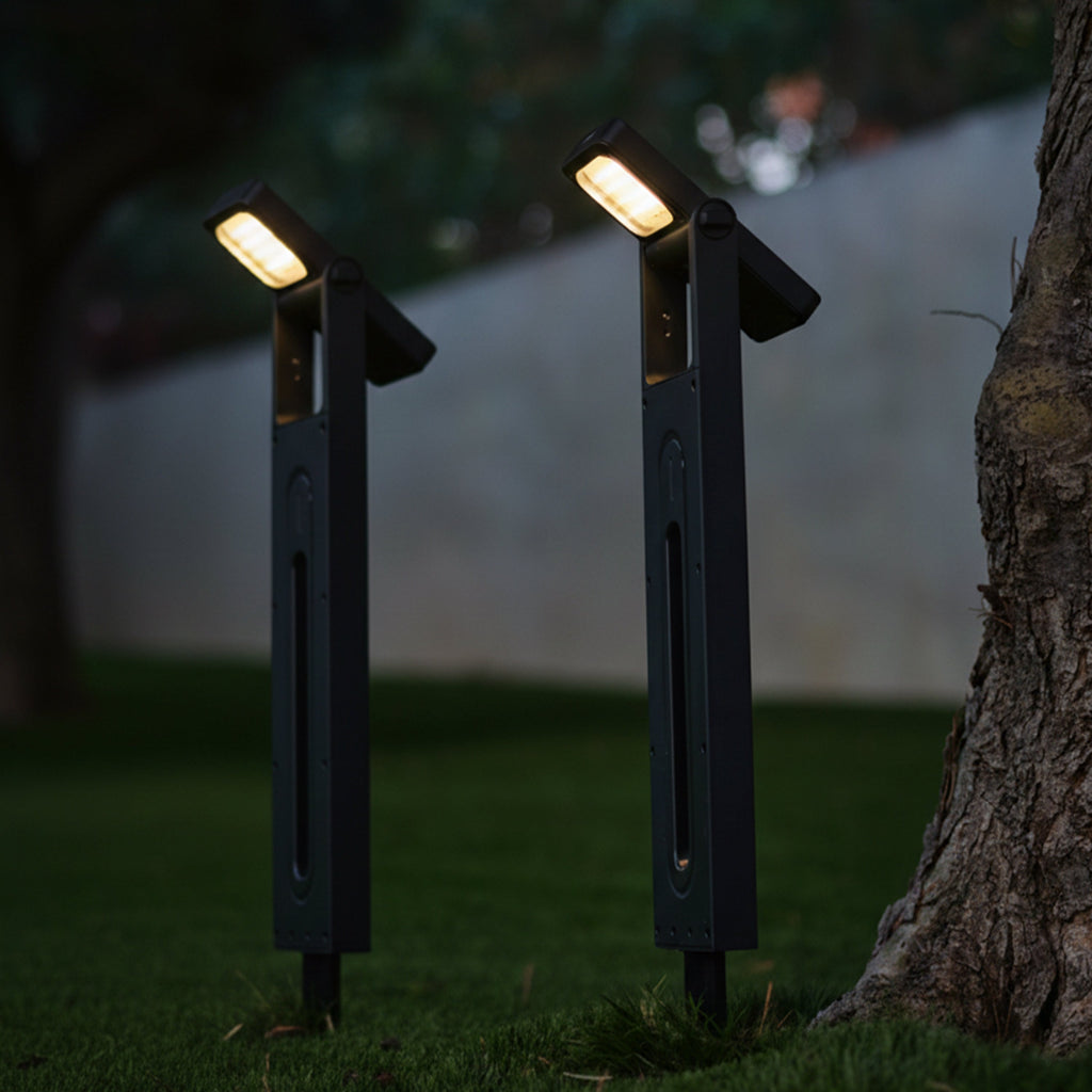 Brity - Baliza y Poste Solar - Plástico - Negro