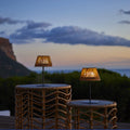 Raffy - Cordless Table Lamp - Polyrattan - Beige