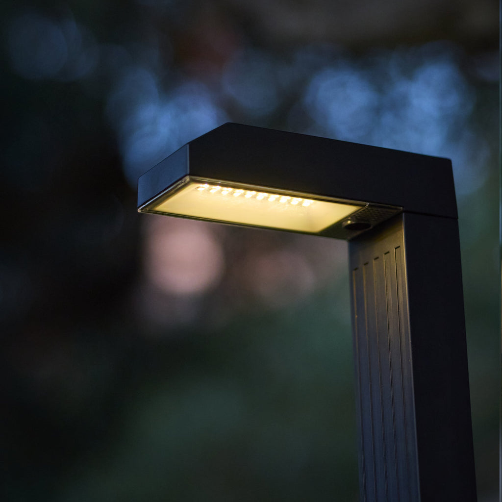 Torly - Baliza y Poste Solar - Plástico - Negro