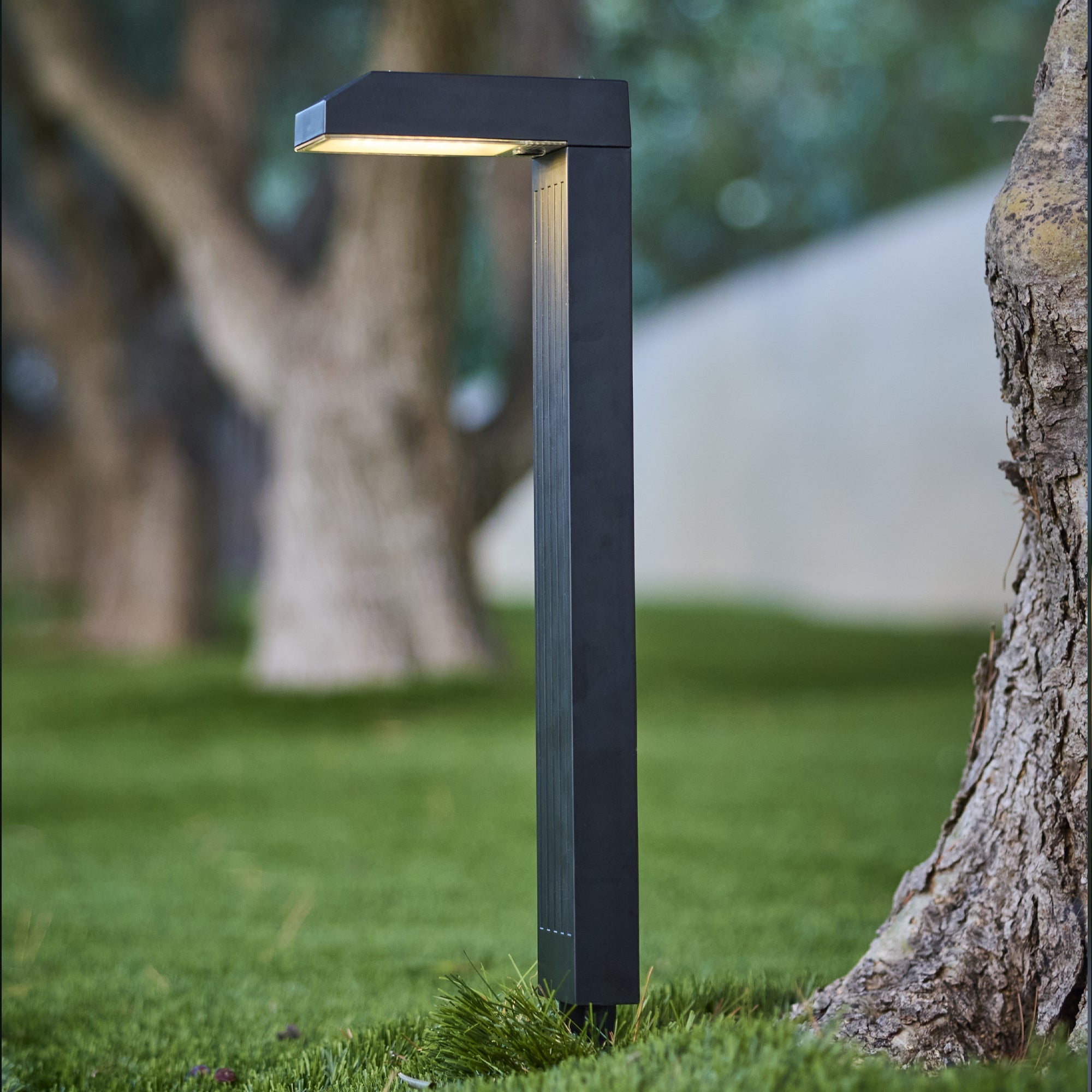 Torly - Baliza y Poste Solar - Plástico - Negro