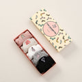 Pack de 5 calcetines de mujer con pestaña y bordado de hermandad. Girl Power, corazón-manos, símbolos femeninos. Talla 35-41. Suave, cómodo, atractivo.