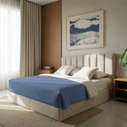 Lou - Letto contenitore - Tessuto - Ecrù