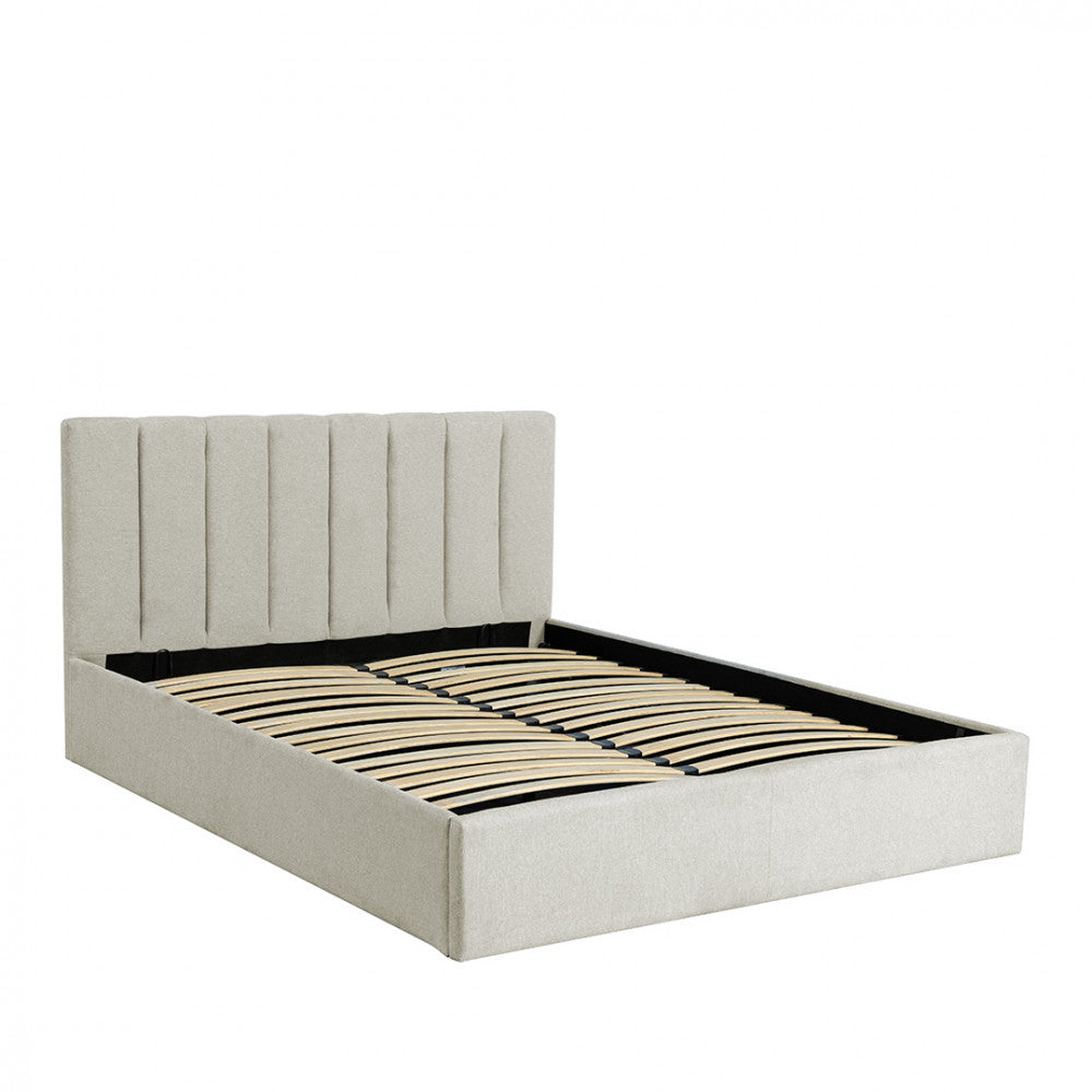 Lou - Letto contenitore - Tessuto - Ecrù