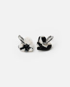 Lova Lova Earrings - Black and White