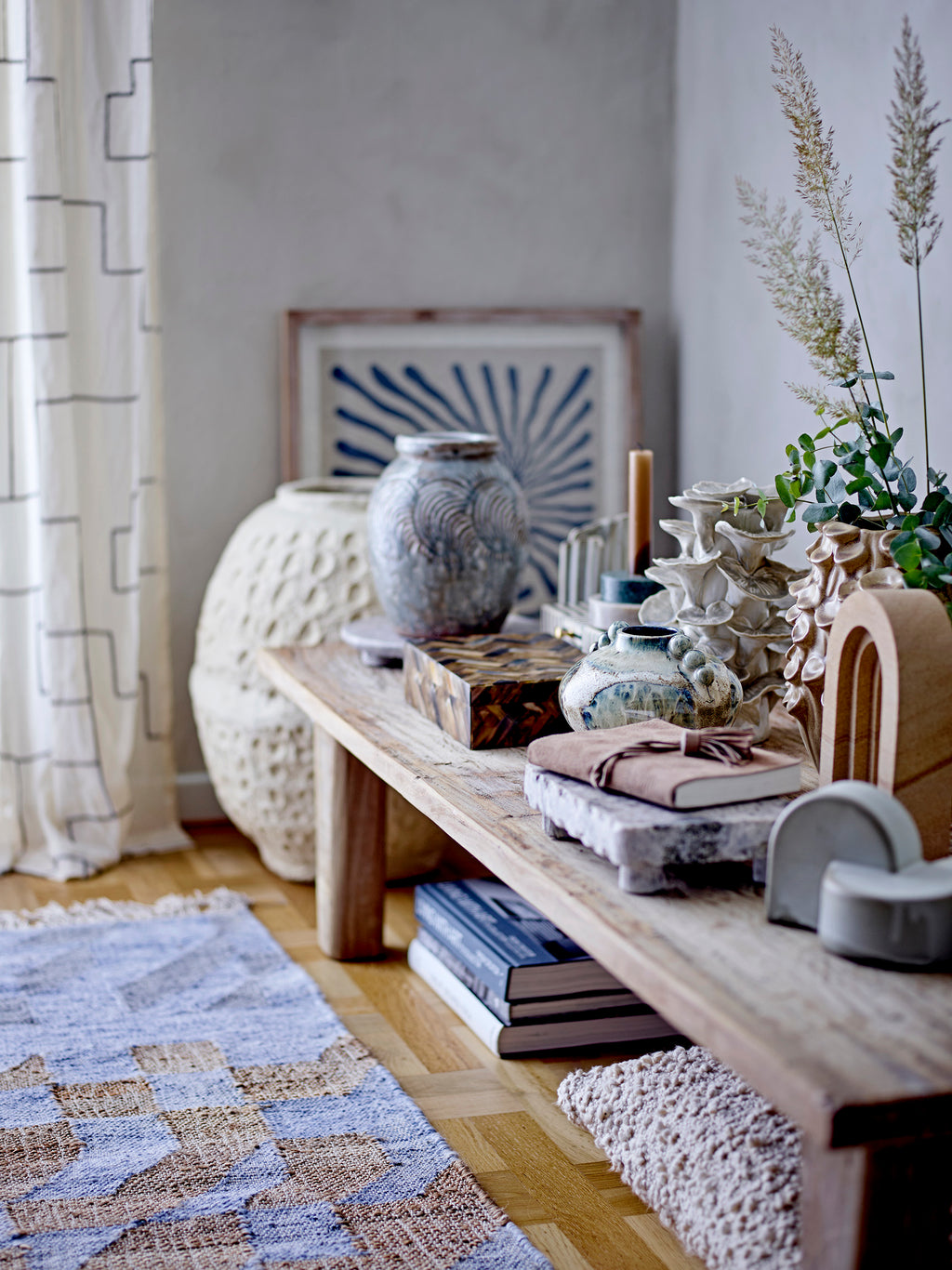 Lyria - Curtain - Natural - Cotton