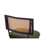Luciano - Set of 2 Chairs - Bouclé Fabric - Khaki Green