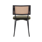Luciano - Set of 2 Chairs - Bouclé Fabric - Khaki Green