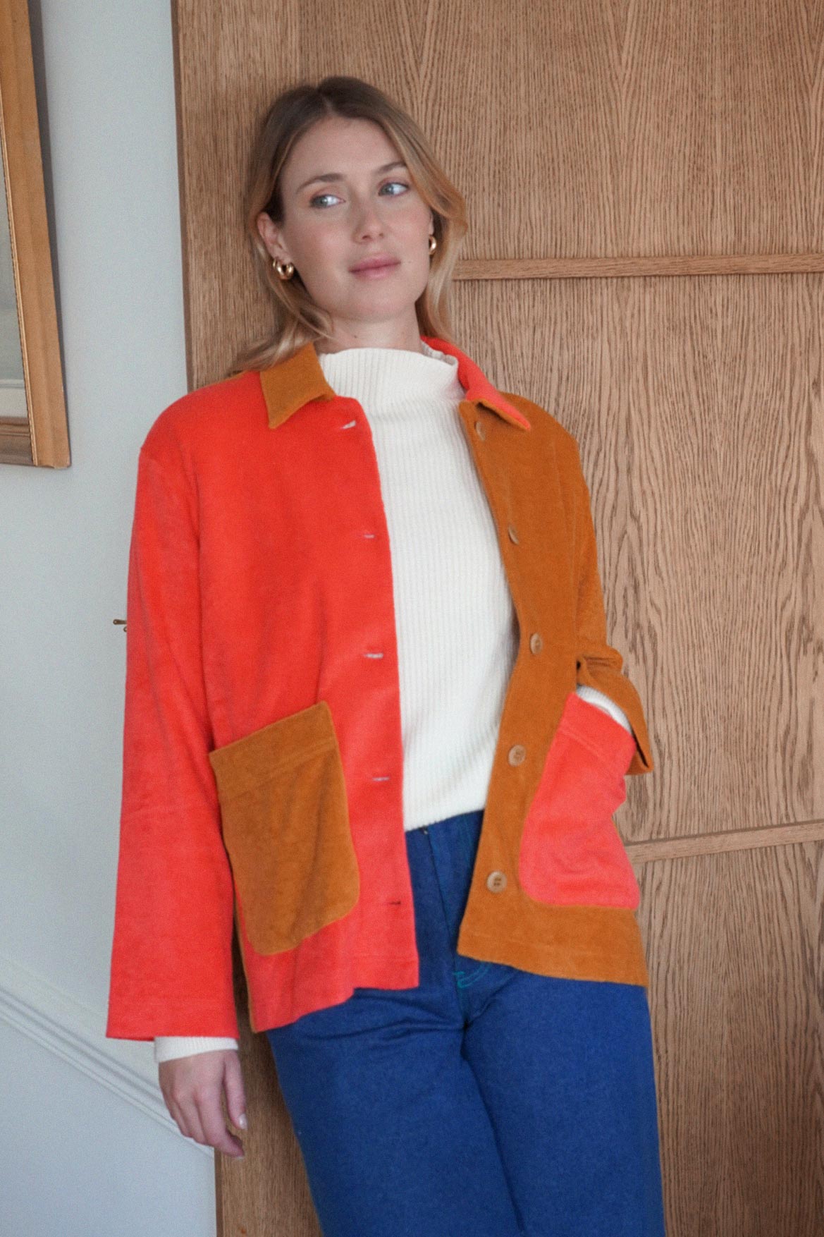 Chaqueta Lucie de tejido de rizo Bigou